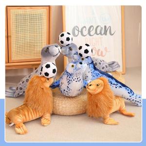 HANSA BH3766 シロアザラシ しろあざらし 白海豹 ぬいぐるみ リアル