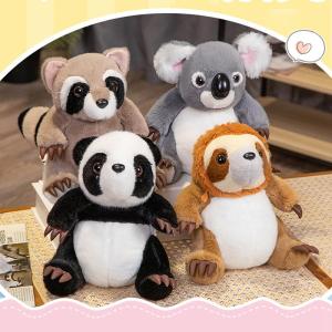 ぬいぐるみ　コアラ　パンダ　ナマケモノ　アライグマ　動物　かわいい　 抱き枕　添い寝　インテリア　 誕生日プレゼント｜beluhappines