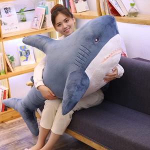 ぬいぐるみ　鮫 　さめ　抱き枕　クッション　おもちゃ　リアル　昼寝まくら　誕生日ギフト　140センチ