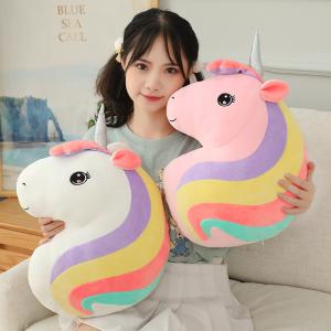 ぬいぐるみ　ユニコーン　抱き枕　クッション　インテリア　きれい　プレゼント55cm｜beluhappines