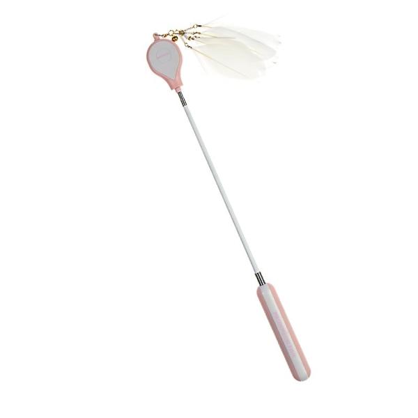 ねこじゃらし デラックス版「フィッシングキャット DX」猫用 ペット用 ~ 交換できる羽根　愛猫釣り...