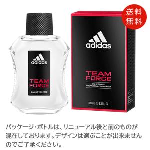 アディダス adidas チームフォース オードトワレ  100ml EDT SP 送料無料 メンズ 香水｜benavi