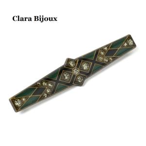 ヴィンテージ セリーヌ CELINE ブローチ マネークリップ 凱旋門 楽天