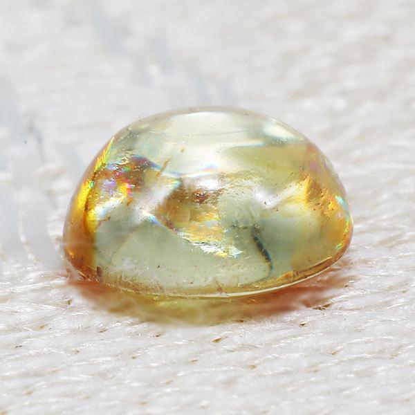 バイカラー スファレライト ラウンドカボション 1.26ct 1個限定 製品オーダー可能