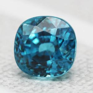 ブルージルコン クッション 4.34ct 1個限定 製品オーダー可能｜benebene