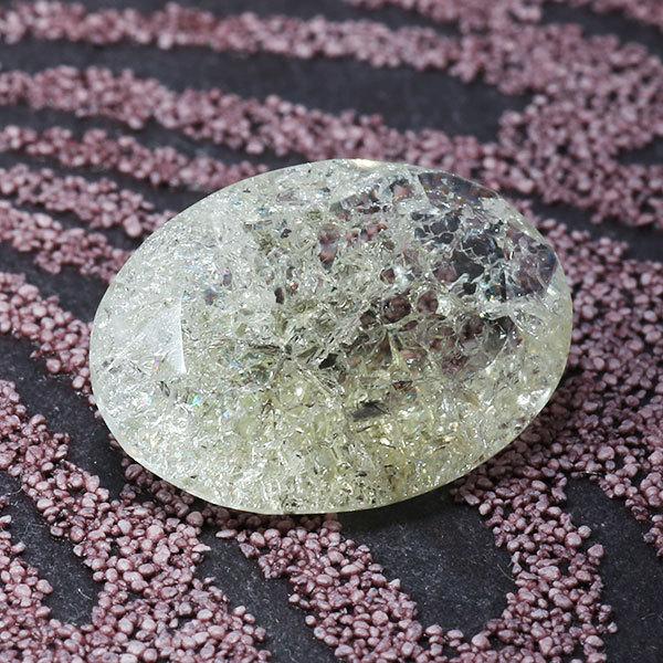 爆裂水晶 エクスプロージョン オーバル 8.94ct １個限定 製品オーダー可能