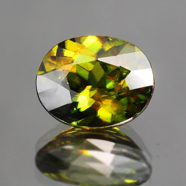 クロムスフェーン オーバル 1.73ct 限定1個 製品オーダー可能 誕生石7月