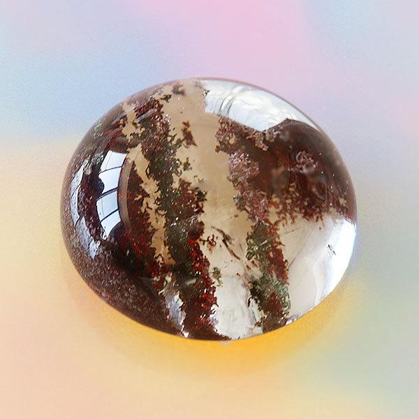 20.2ct ガーデンクォーツ ラウンドカボション 製品オーダー可能