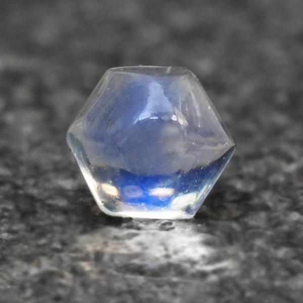 ブルームーンストーン ラブラドライト ヘキサゴン カボション 0.56ct 限定1個 製品オーダー可...