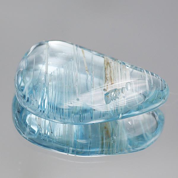 ☆ルチル in ブルートパーズ 24.12ct 限定1個 こちらのルースを使用してのカスタマイズもお...