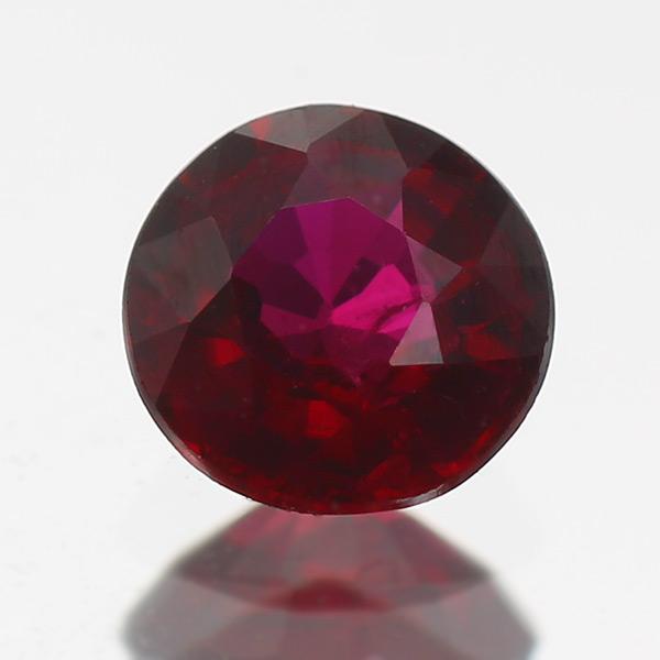 鑑別書付 ピジョンブラットルビー ラウンド 0.25ct 限定1個 製品オーダー可能 誕生石7月