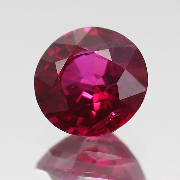 鑑別書付 ピジョンブラットルビー ラウンド 0.33ct 限定1個 製品オーダー可能 誕生石7月