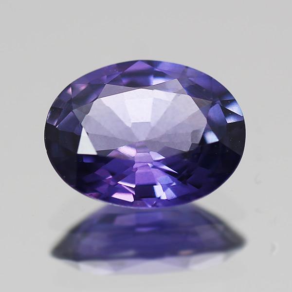 パープルサファイア オーバル 0.81ct  限定1個 製品オーダー可能 誕生石9月