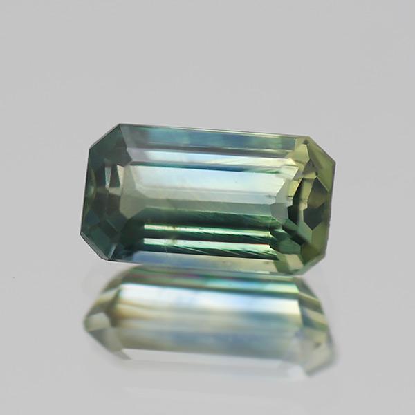 非加熱バイカラーサファイア オクタゴン 0.66ct 限定1個 製品オーダー可能 誕生石9月