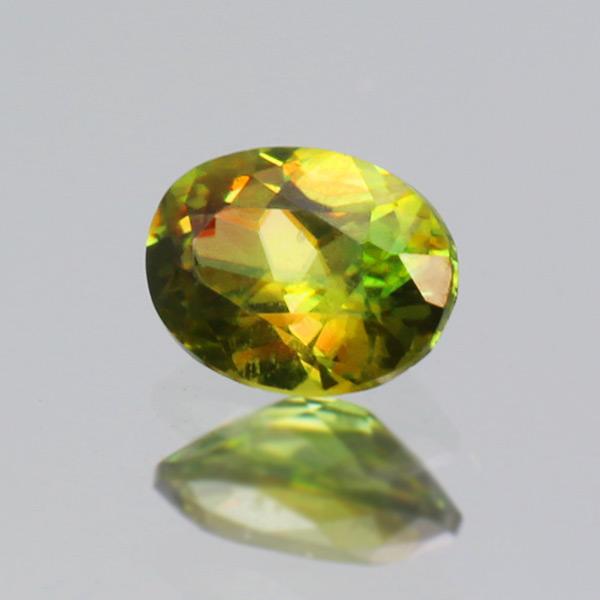 クロムスフェーン オーバル 0.13ct 限定1個 製品オーダー可能 誕生石7月