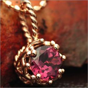 レディース ロードライトガーネット 睡蓮 ペンダントトップ PT900 K18 K10対応