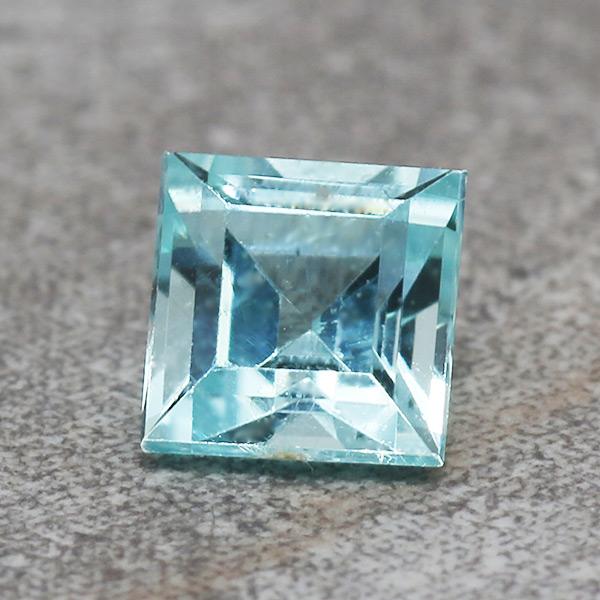 P10％ パライバトルマリン スクエア 0.25ct １個限定 製品オーダー可能 誕生石10月