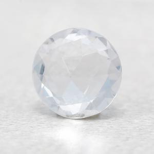 ホワイトサファイア ローズカット ラウンド 0.72ct 限定1個 製品オーダー可能 誕生石9月｜benebene