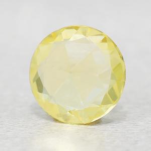 イエローサファイア ローズカット ラウンド 0.83ct 限定1個 製品オーダー可能 誕生石9月｜benebene