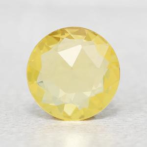 イエローサファイア ローズカット ラウンド 0.88ct 限定1個 製品オーダー可能 誕生石9月｜benebene