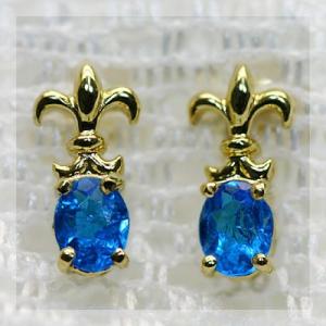 アパタイト リリーデコール ピアス PT900 K18 K10対応