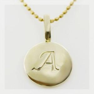 イニシャル ペンダントトップ 裏側に刻印できます（無料） 　PT900 K18 K10対応