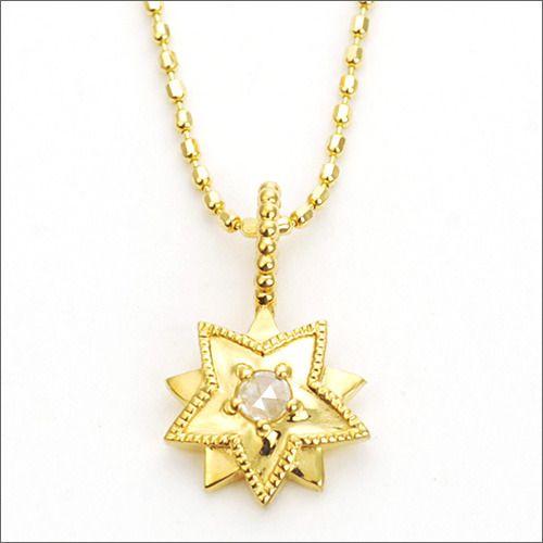 アルビレオ Ａｌｂｉｒｅｏ ローズカット ダイヤモンド ペンダントトップ  PT900 K18 K1...