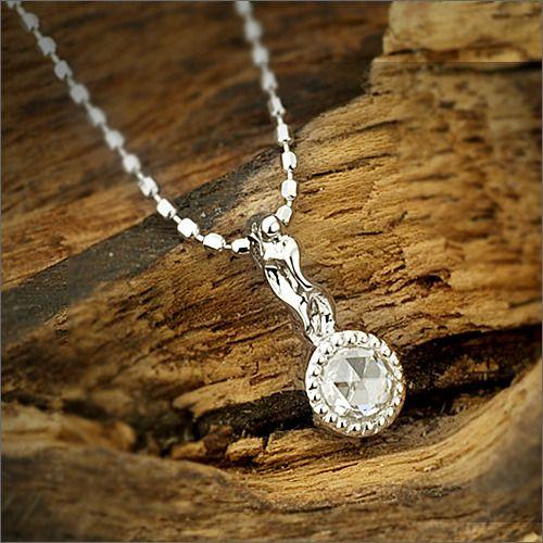 ポイント10％中 オーセンティック Authenticローズカットダイヤ ペンダントトップ 誕生石 ...