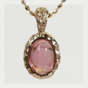 カヌレ ピンクトルマリンペンダントトップ チェーン無し PT900 K18 K10対応 誕生石 10...