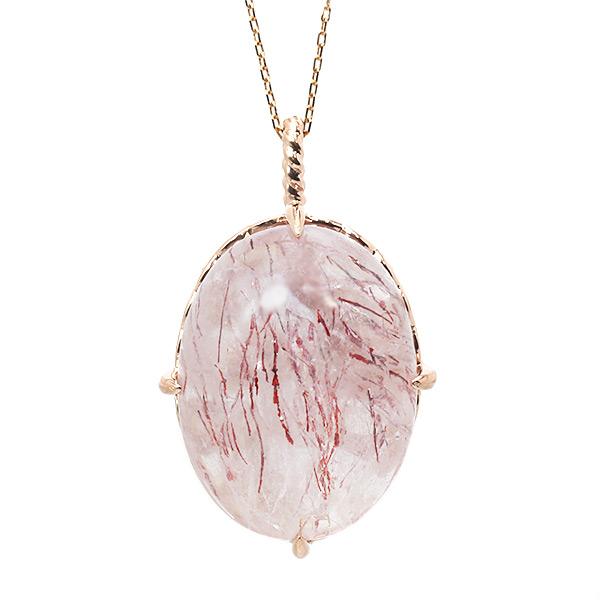 20×15mm 大粒ストロベリークオーツ ペンダントトップ Ardito-アルディート- SV925...