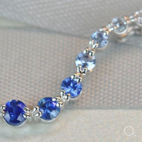 マルチカラーサファイア　ダブルグラデーション　ペンダントトップ　PT900 K18 K10対応