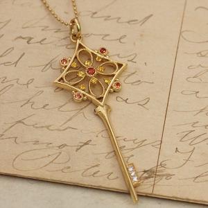 石川暢子 NOBUKO ISHIKAWA as time ダイヤ・サファイアブローチ K18