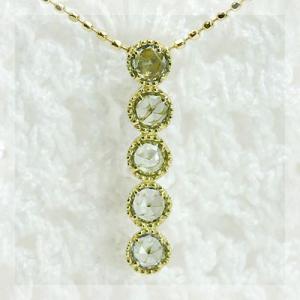 P+10％中 人気 再販 限定2本 ローズカットグリーンサファイアアンティークデザインペンダントトッ...