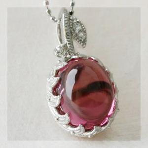 ピンクトルマリン8 10 ペンダントトップ 誕生石 10月 春色ピンク PT900 K18 K10対...