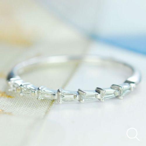 テーパーダイヤモンド リング  PT900 K18 K10対応 誕生石 4月