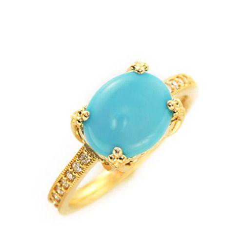 スリーピングビューティ鉱山産 ターコイズ ダイヤモンド 時をかける美 リング　PT900 K18 K...