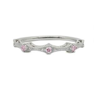 PT900 パヴェ ピンクダイヤモンド リング 0.33CT : KOMEHYO