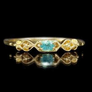 レディース　選べる 新ルース追加 パライバトルマリン リング オーナメント PT900 K18 K10対応