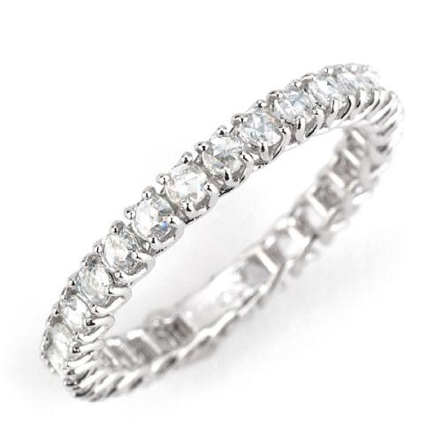 ポイント10％中 ローズカットダイヤモンド フルエタニティリング ボンド サイズ直しができません 誕...