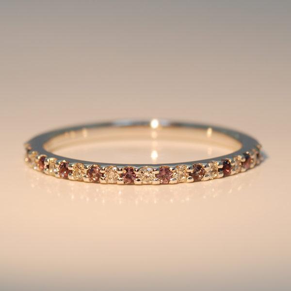 希少石 アレキサンドライト ダイヤモンド 究極のストレート リング 誕生石 4月 6月 PT900 ...