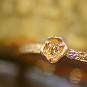 20mm レモンクォーツ フラワーカービング 21.12ct1個限定 1個限定