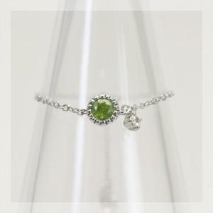 P+10％中 レディース   アリア デマントイドガーネット 誕生石 チェーンリング