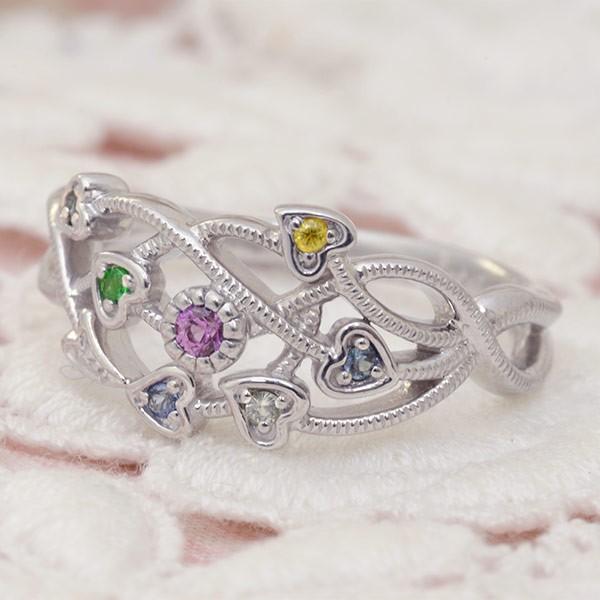 P+10％中 ファンシーカラーサファイア ダイヤモンドリング ロータス  PT900 K18 K10...