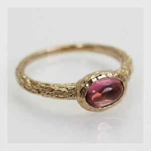 リング 指輪 [マリア・ローザ] カヌレ”ニューピンクトルマリンリング 誕生石 10月 春色ピンク