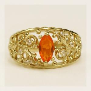 P+10％中 希少石 ファイヤーオパールローズカットダイヤリング シャルマン PT900 K18 K...