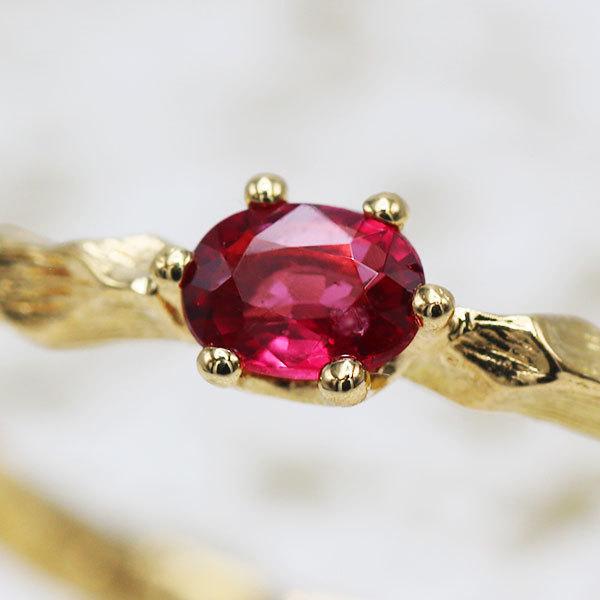 P+10％中 レッドスピネル 職人手作り カラーレディス リング  1号から19号対応 PT900 ...