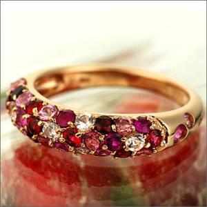 初代ピンクダイヤ配色　いちごカラー アルルカン マルチカラーパヴェリング スペイン　アランフェスの旅...