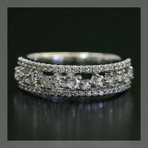 TIFFANY&Co.（ティファニー） サマセット メッシュ リング 指輪/K18RG