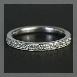 ポイント10％中 ローズカットダイヤモンド リング テネル 誕生石 4月 PT900 K18 K10...