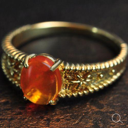 P+10％中 メキシコ オパール リング Romanロマン PT900 K18 K10対応 誕生石 ...